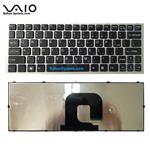 Keyboard Laptop Sony VPC-YB Black With Silver Frame