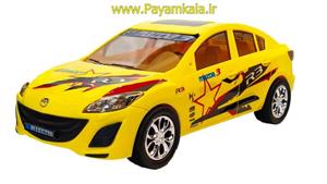 ماشین اسباب بازی مسابقه ای مزدا 3 (DORJ TOY) زرد