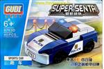 لگو ساختنی ماشین پلیس اسپرت 8763D) SPORTS CAR BY GUDI)