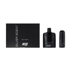 ادو پرفیوم مردانه نایس پاپت مدل Silver Scent حجم ۸۲ میلی لیتر به همراه رول ضد تعریق حجم ۶۰ میلی‌لیتر