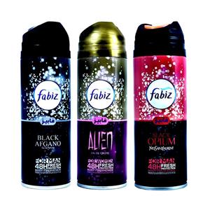 اسپری خوشبو کننده بدن فابیز مدل BTM6 حجم ۲۰۰ میلی لیتر مجموعه ۳ عددی