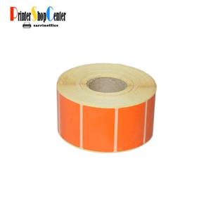 لیبل (برچسب) پی وی سی تک ردیفه نارنجی PVC Label 34×۵۱ 