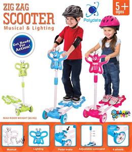 اسکوتر پروانه ای سامیا تویز مدل زیگ زاگی