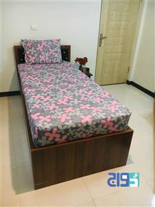 روتختی کشدار تشک تک نفره طرح گلرو کد ۱۳۹۹۰۲۲۸۱ (رنگ طوسی)