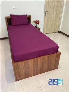 روتختی کشدار تترون ساده تک نفره کد ۱۳۹۹۰۵۲۰۱ (رنگ بادمجونی)