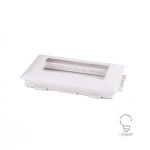 فریم دو خانه پایه دار 90×45 سفید و طرح چوب سایز 50×80 سوپیتا