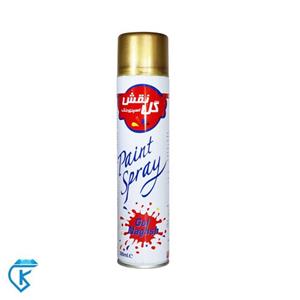 اسپری رنگ طلایی گل نقش مدل sl1 حجم 300 میلی لیتر