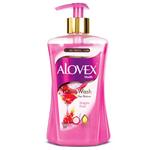 مایع دستشویی 500 گرمی صدفی صورتی آلوکس (ALOVEX) 