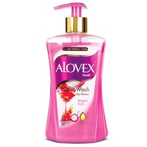مایع دستشویی 500 گرمی صدفی صورتی آلوکس (ALOVEX)