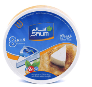 پنیر مثلثی سالم SALIM هشت تکه وزن ۱۲۰ گرم 