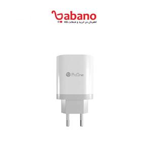 شارژر دیواری ProOne مدل CH03 ProOne CH03 Dual USB Charger