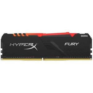 رم دسکتاپ DDR4 تک کانال هایپر ایکس 3200 مگاهرتز HyperX Fury 8GB CL16 RGB DIMM kingstone HyperX Fury RGB 8G Single 3200MHz