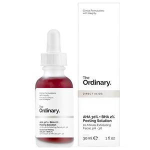 سرم پیلینگ و لایه بردار اوردینری حجم 30 میل The Ordinary AHA 30% BHA 2% Peeling Solution 30mL