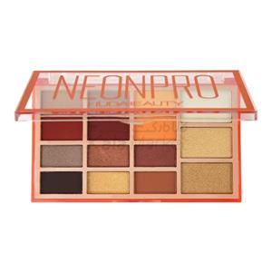 پالت سایه ۱۵ رنگ هدی بیوتی مدل نئون پرو (Hudabeauty Neonpro Pressed Pigment Palette)