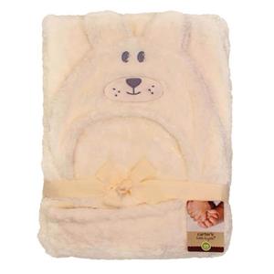 پتو نوزادی کلاهدار طرح خرس کرم کارترز Carters