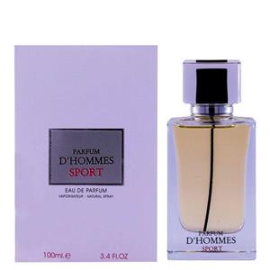 ادو پرفیوم مردانه فراگرنس ورد مدل پارفوم دهوم اسپرت Fragrance World   D'Hommes Sport  100 ml