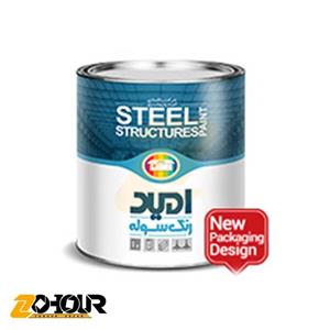 رنگ صنعتی سوله مشکی امید حجم یک کیلو Omid