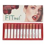 پک ۱۲ عددی رژ مایع فیت می مدل سوپر استی  (Fit Me! Super Stay Matteink)