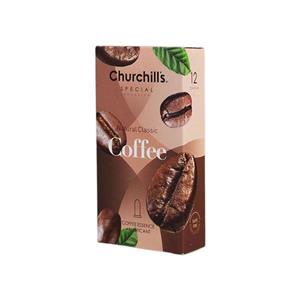 کاندوم چرچیلز مدل Coffee بسته 12 عددی 