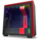 NZXT H710i Premium ATX  Matte Black Red