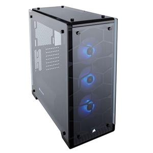 CORSAIR Crystal 570X RGB Tempered Glass Premium ATX Mid Tower Case – Black 