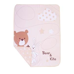 پتو نخی طرح Bear&Kite خرس خرگوش رزبرن RoseBorn Cotton Blanket code:2610090
