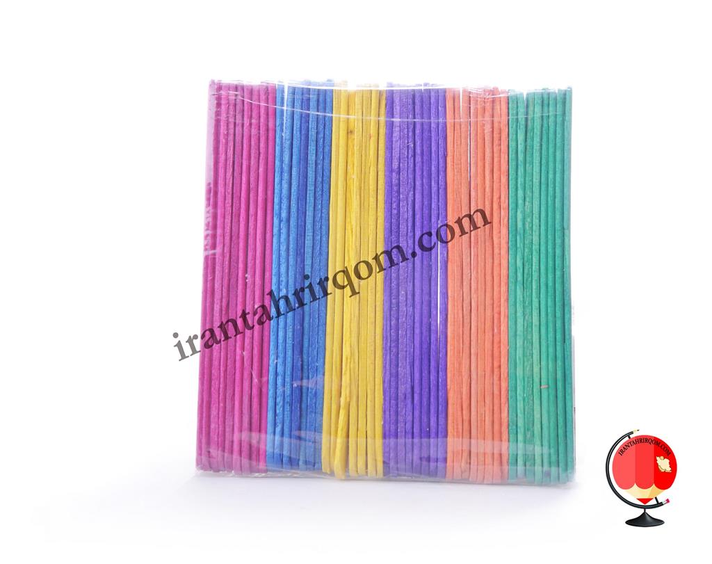 چوب بستنی رنگی 