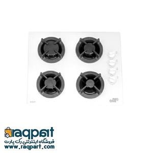 اجاق گاز صفحه‌ای پلی استیل مدل CG-640 سفید با شیشه شات