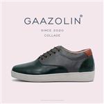 کتانی گازولین کلاژ سبز طوسی - GAAZOLIN Collage Green