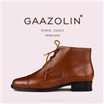 بوت گازولین عسلی مدل اصفهان - GAAZOLIN Isfahan Sparrow Brown