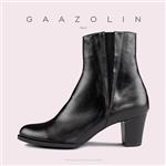 بوت پاشنه دار گازولین مشکی مدل تریپ - GAAZOLIN Trip BLK