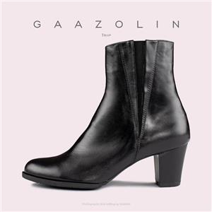 بوت پاشنه دار گازولین مشکی مدل تریپ - GAAZOLIN Trip BLK