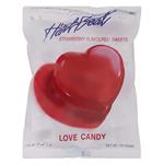 ابنبات قلبی توت فرنگی 500 گرم Love Candy Strawberry