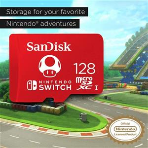 مدل Nintendo Switch UHS I microSDXC با ظرفیت 128 گیگابایت 128GB Memory Card 