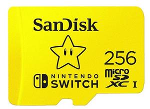 مدل Nintendo Switch UHS-I microSDXC با ظرفیت 256 گیگابایت Nintendo Switch UHS-I 256GB microSDXC Memory Card