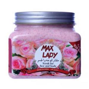 اسکراب صورت و بدن مکس لیدی مدل ویتامین  Vitamin C    Max Lady حجم 300 میل Vitamin C Scrub Face And Body Max Lady