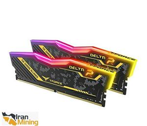 رم کامپیوتر تیم گروپ مدل DELTA TUF Gaming Alliance RGB دو کاناله 16 گیگابایت فرکانس 3200 مگاهرتز