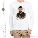 تی شرت طرح شهید مدافع حرم محسن حججی - کد محصول: 30219299