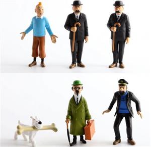 پک شش ‌تایی فیگورهای تن‌ تن | TIN TIN Figures Pack of Six