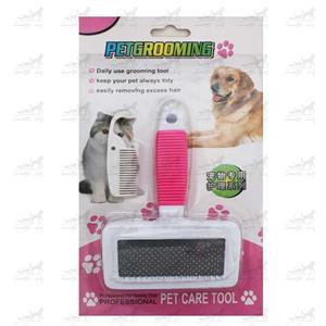 برس یک طرفه به همراه شانه برند Petgrooming کد 1646 