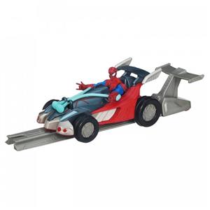 ماشین و فیگور اسپایدرمن هازبرو سری پاور وب ریسر | HASBRO ULTIMATE SPIDER-MAN POWER WEBS SPIDER RACER