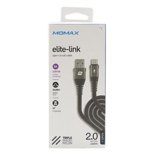 کابل فست شارژ Momax Elite-Link DA18 Type-C 2m 