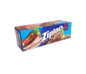 زیپ کیف ۱۸در ۲۰ سانتی متری- ۴۰ عددی (Ziploc) کد ۸۰۱۶