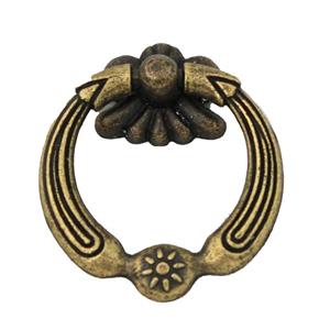 دستگیره آنتیک تک پیچ گرد زیتونی