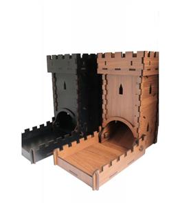 🏰 برج تاس دست‌ساز Dice Tower طرح قلعه از جنس  pla
