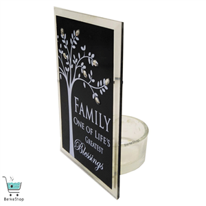 جا شمعی شیشه ای