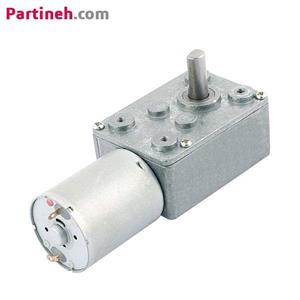 موتور DC گیربکس دار 12 ولت 50RPM مدل JSX100-370