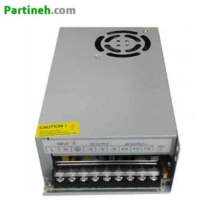 منبع تغذیه سوئیچینگ فن دار 24 ولت 20 آمپر برند NEXT 