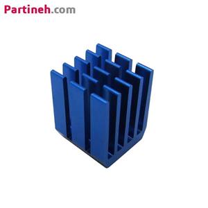 هیت سینک آلومینیومی 9*9 میلیمتر آبی ارتفاع 12 میلیمتر