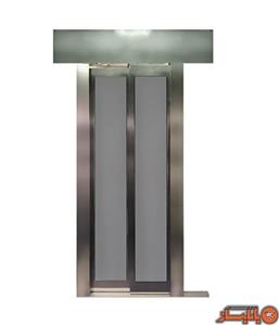 درب اتوماتیک تلسکوپی یاران درب طبقه 70 دو لته